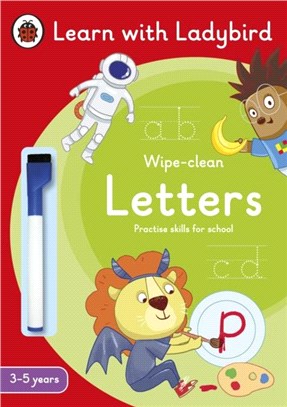 Letters: A Learn with Ladybird Wipe-Clean Activity Book 3-5 years：Ideal for home learning (EYFS)