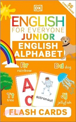 English for Everyone Junior English Alphabet Flash Cards (56 Cards Inside)(英國版)