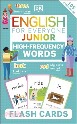 English for Everyone Junior High-Frequency Words Flash Cards (105 Cards Inside)(英國版)