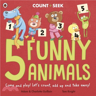 5 Funny Animals：A count and seek picture book