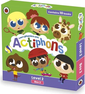 Actiphons Level 2 Box 2: Books 9-18：Learn phonics and get active with Actiphons!