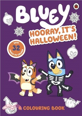 Bluey: Hooray It's Halloween (著色書)