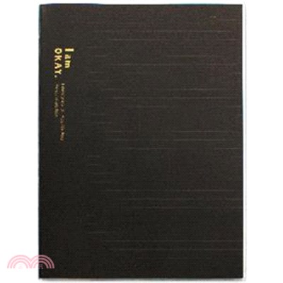 I am okay 透明膠皮筆記 16K-黑
