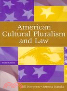 American Cultural Pluralism And Law
