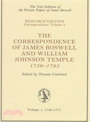 The Correspondence of James Boswell and William Johnson Temple, 1756-1795 ― 1756-1777