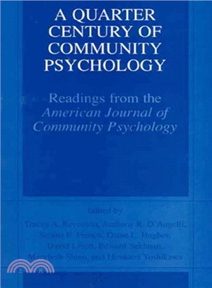 A Quarter Century of Community Psychology ― Readings from the American Journal of Community Psychology