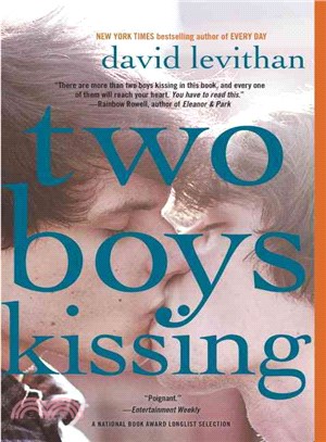Two boys kissing