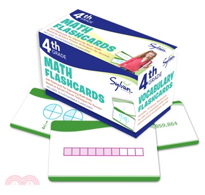 Sylvan Math Flashcards Grade 4─ 240 Flashcards for Improving Math Skills Based on Sylvan's Proven Techniques for Success