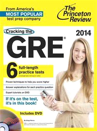 Cracking the Gre With 6 Practice Tests & Dvd, 2014