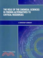 The Role of the Chemical Sciences in Finding Alternatives to Critical Resources—A Workshop Summary