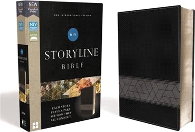 Holy Bible ― NIV, Storyline Bible, Black, Each Story Plays a Part. See How They All Connect