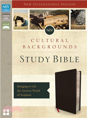 Cultural Backgrounds Study Bible ─ New International Version, Black, Bonded Leather, Bringing to Life the Ancient World of Scripture