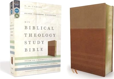 Holy Bible ― New International Version, Biblical Theology Study Bible, Tan/brow, Imitation Leather, Comfort Print; Follow God Redemptive Plan As It Unfolds Throu