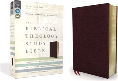 Holy Bible ― New International Version, Biblical Theology Study Bible, Burgundy, Bonded Leather, Comfort Print; Follow God Redemptive Plan As It Unfolds Througho