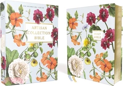 Niv, Artisan Collection Bible, Leathersoft, Blue Floral, Red Letter Edition, Comfort Print