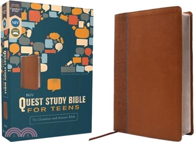 Niv, Quest Study Bible for Teens, Leathersoft, Brown, Comfort Print: The Question and Answer Bible