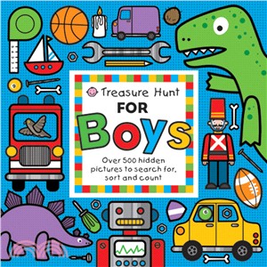 Treasure Hunt for Boys ─ Over 500 Hidden Pictures to Search For, Sort and Count