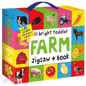 Bright Toddler: Farm Jigsaw and Book Set