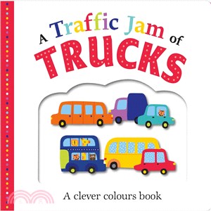 A traffic jam of trucks :a c...