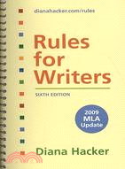 Rules for Writers With 2009 MLA Update + Research Pack