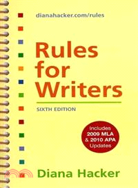 Rules for Writers 6th Ed With 2009 Mla and 2010 Apa Updates + Compclass