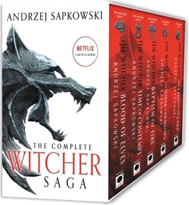 The Witcher Boxed Set: Blood of Elves, the Time of Contempt, Baptism of Fire, the Tower of Swallows, the Lady of the Lake