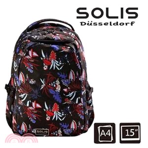 【SOLIS】熱帶天堂鳥系列 Ultra+大尺寸基本款後背包-熱帶紅