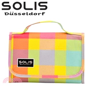 【SOLIS】馬賽克系列 釦式護照夾-粉漾黃