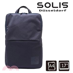 【SOLIS】純粹系列 商務方型後背包-經典藍