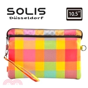 【SOLIS】馬賽克系列 平版收納包-粉漾黃