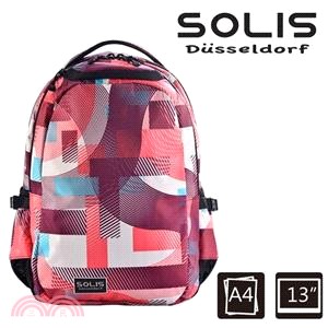 【SOLIS】馬戲團系列 Ultra+小尺寸基本款電腦後背包-嬉戲白