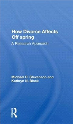 How Divorce Affects Offspring：A Research Approach