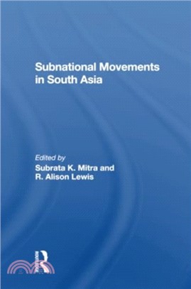 Subnational Movements In South Asia