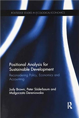 Positional Analysis for Sustainable Development：Reconsidering Policy, Economics and Accounting
