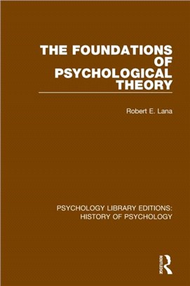 The Foundations of Psychological Theory