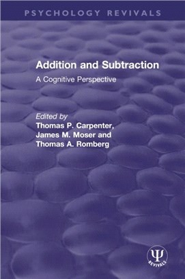 Addition and Subtraction：A Cognitive Perspective