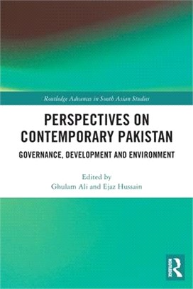 Perspectives on Contemporary Pakistan: Governance, Development and Environment