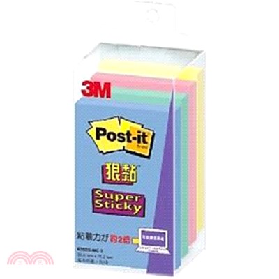 【3M】Post-it利貼 狠黏便條紙(4入)