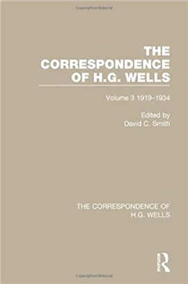 The Correspondence of H.G. Wells：Volume 3 1919-1934