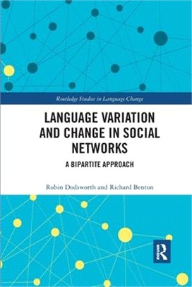 Language Variation and Change in Social Networks: A Bipartite Approach