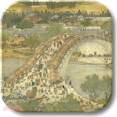 清明上河圖吸水方型杯墊