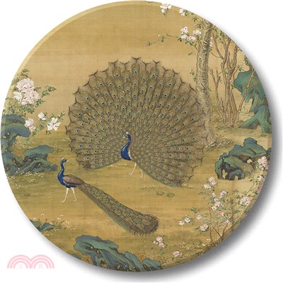 孔雀開屏吸水杯墊