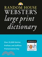 Random House Webster's Large Print Dictionary