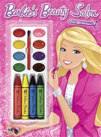 Barbie's Beauty Salon Color and Paint Plus Stickers