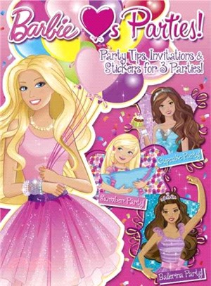Barbie Loves Parties! Full-Color Activity Book With Stickers