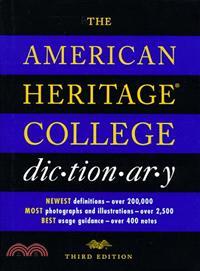 THE AMERICAN HERITAGE COLLEGE DICTIONARY