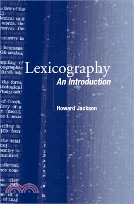 Lexicography ─ An Introduction