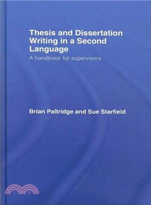 Thesis and Dissertation Writing in a Second Language ─ A Handbook for Supervisors