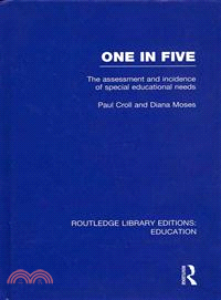 One in Five (RLE Edu M)：The Assessment and Incidence of Special Educational Needs