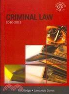 Criminal Law 2010-2011